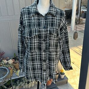 Knit jacket size large